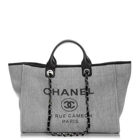 bolsa chanel deauville tote|chanel deauville tote large size.